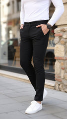 Erkek Slim Fit Likralı Gabardin Pantolon