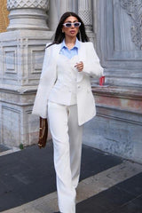 Saten Detaylı Büstiyer Pantolon Takım 10024