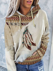 Kadın Uzun Kollu Kapşonlu Bağcıklı şardonlu Dalgıç Bluz