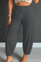 Kadın Krep Kumaş Balon Pantolon