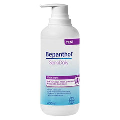 Bepanthol Sensidaily Pompalı Günlük Vücut Kremi 400 Ml L Çok Kuru Veya Atopik Ciltler - Prebiyotikli