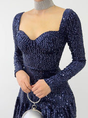 Sezi Pul Payet Elbise