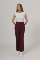 Duble Paça Pantolon - İndigo