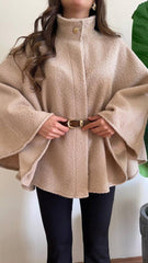 Kadın Hakim Yaka Ispanyol Kol Detay Kemer Dahil Kaban