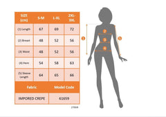 Kadın Uzun Kollu V Yakalı Salaş Ithal Krep Bluz