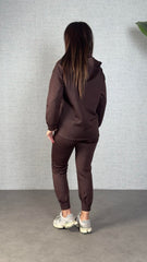 Kadın Uzun Kollu Kapüşonlu Ikili Takım