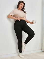 Kadın Yüksek Bel Dalgıç Spor Tayt