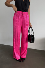 JAKAR SATEN PANTOLON - Mavi