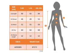 Kadın Kısa Kollu Bisiklet Yaka Fırfırlı Aerobin Elbise