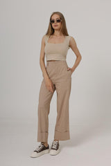 Duble Paça Pantolon - İndigo