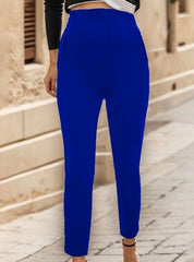 Kadın çima Detay Ithal Krep Pantolon