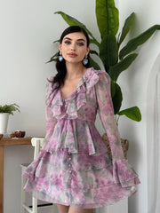 Elose Fırfırlı Elbise