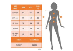 Kadın Uzun Kollu V Yakalı Kolları Ispanyol Detayı Sandy Bluz