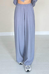 Bej Alice Gömlek Ve Bol Kesim Pantolon Takım