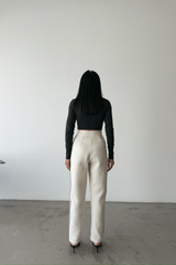 CHANEL PANTOLON YAN BİYELİ - Siyah