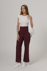 Duble Paça Pantolon - İndigo