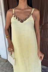 Lina Modal Askılı Elbise 2906