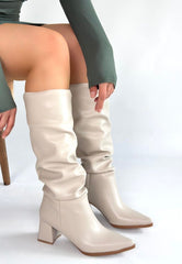 Piyat Ten Cilt Topuklu Çizme