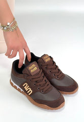 Marje Kahverengi Cilt Bağcıklı Spor Ayakkabı