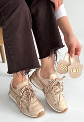 Dissa Bej Cilt Bağcıklı Paraşüt Detaylı Spor Ayakkabı