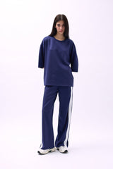Bisiklet Yaka Oversize T-Shirt