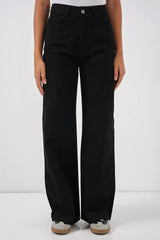 Bol Paça Yüksek Bel Palazzo Kot Pantolon 6656 - Mavi