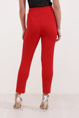 Lacivert Yüksek Bel Kumaş Pantolon 6650