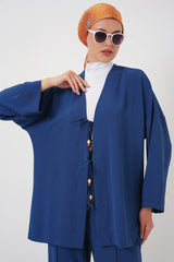 Ayrobin Kimono Pantolon İkili Takım 6739 - Gül Kurusu