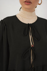 Önü Bağcıklı Tunik Pantolon İkili Takım 6744 - Mint