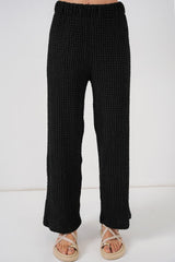 Örme Bluz Pantolon İkili Takım 30052 - E.Yeşil