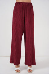 Örme Bluz Pantolon İkili Takım 30052 - E.Yeşil
