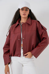 Oversize Süet Ceket 1055 - A.Haki