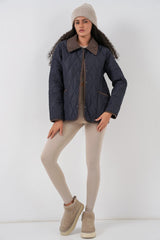 Kapitone Oversize Mont 5226 - Haki