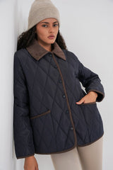 Kapitone Oversize Mont 5226 - Haki