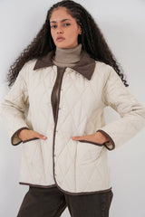 Kapitone Oversize Mont 5226 - Haki