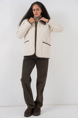 Kapitone Oversize Mont 5226 - Haki