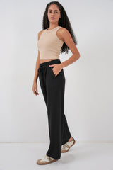 Fitilli Pantolon 30053 - Siyah