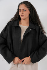 Oversize Süet Ceket 1055 - A.Haki