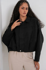 Oversize Süet Ceket 1055 - A.Haki