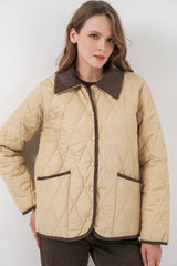 Kapitone Oversize Mont 5226 - Haki
