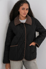 Kapitone Oversize Mont 5226 - Haki