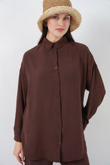 Gömlek Pantolon İkili Takım 30063 - Gül Kurusu