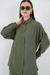 Gömlek Pantolon İkili Takım 30063 - Gül Kurusu