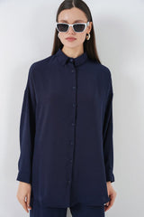 Gömlek Pantolon İkili Takım 30063 - Gül Kurusu