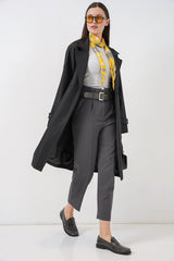 Kruvaze Yaka Trençkot 5987 - Bej