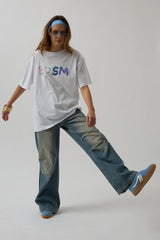 Sırt Ve Ön Baskılı Oversize T-Shirt