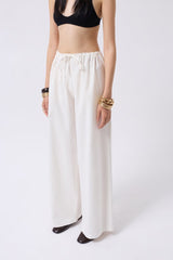 Bağcık Detay Pamuklu Pantolon