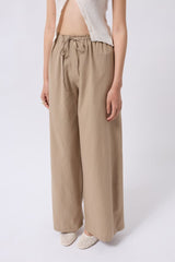 Bağcık Detay Pamuklu Pantolon