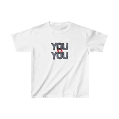 Unisex Çocuk Baskılı T-Shirt - Beyaz