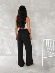 Ayrobin Oversize Pantalon - Siyah